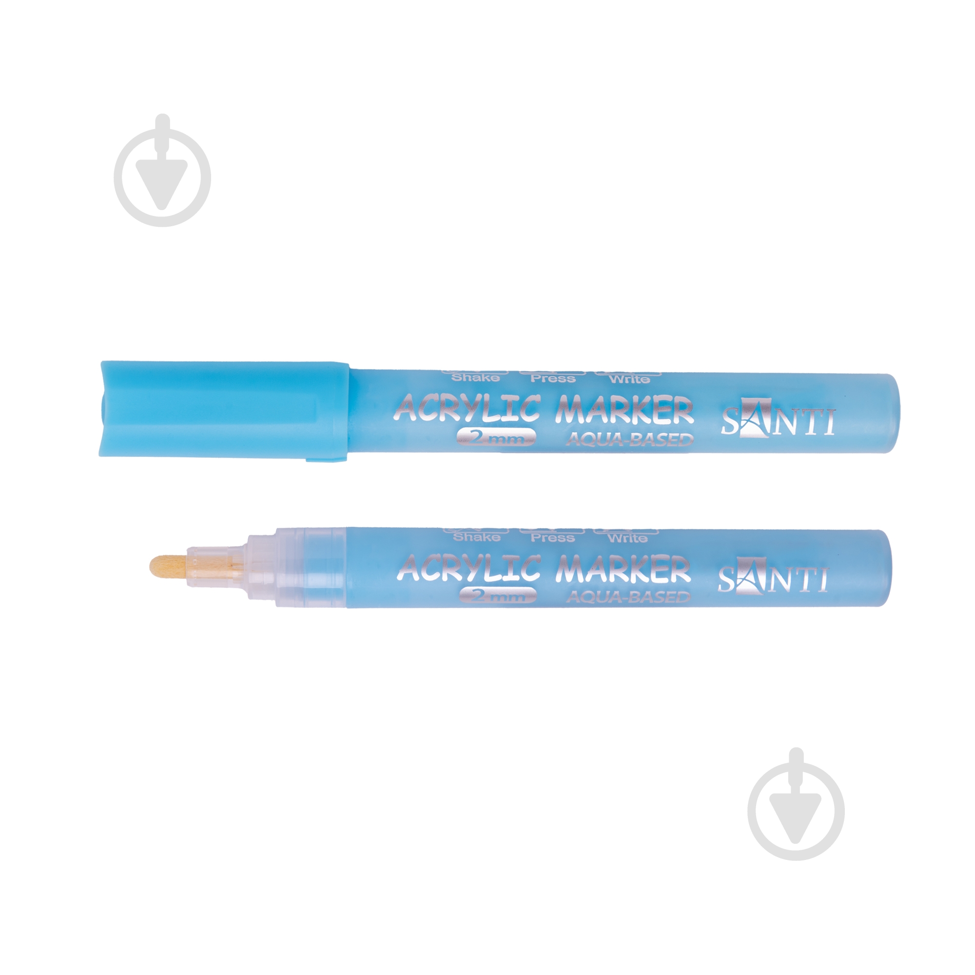 Маркер акриловый Santi SAC-17 голубой 391046 - фото 1 Маркер акриловый Santi SAC-17 голубой 391046 - фото 1