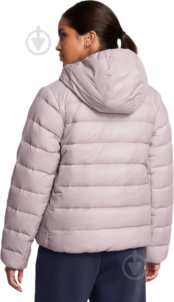 Пуховик жіночий зимовий Under Armour LEGEND DOWN HOODED JACKET 1385852-015 р.L бузковий - фото 2