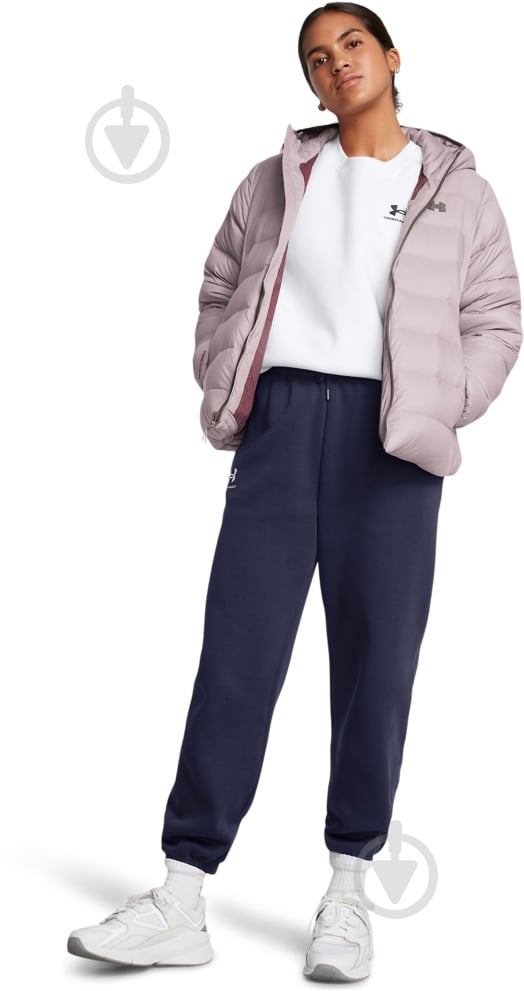 Пуховик жіночий зимовий Under Armour LEGEND DOWN HOODED JACKET 1385852-015 р.L бузковий - фото 6