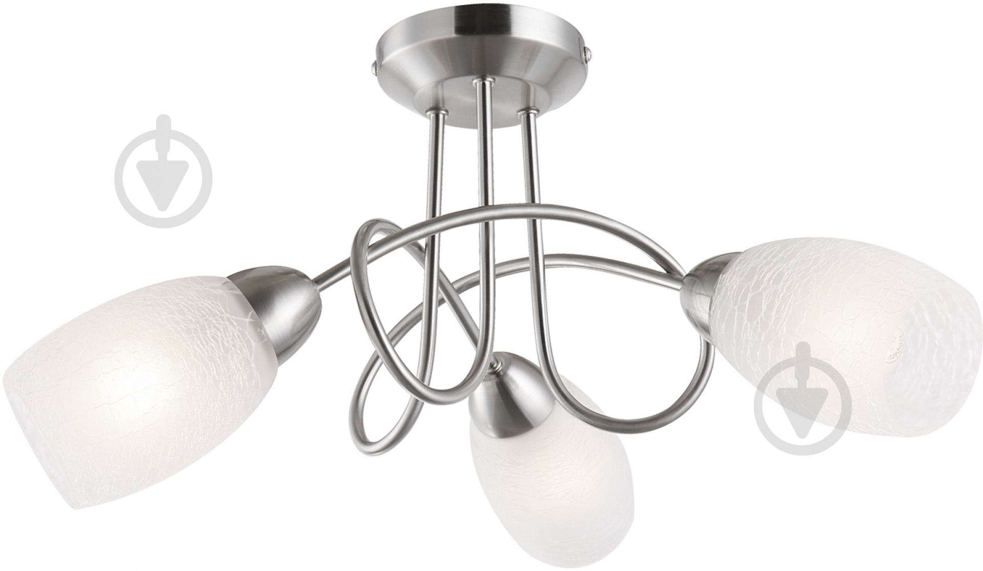 Люстра потолочная Globo MITIS 3xE14 белый/никель 63170-3 - фото 1 Люстра потолочная Globo MITIS 3xE14 белый/никель 63170-3 - фото 1