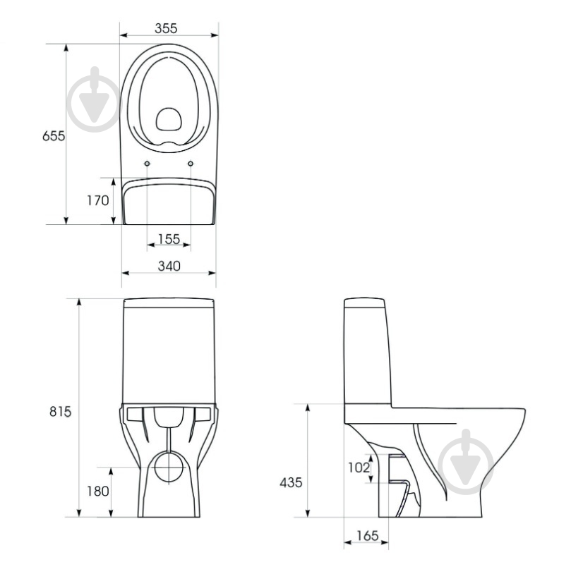 Унитаз-компакт Cersanit Moduo 671 CleanOn 43 011 K116-032 - фото 7