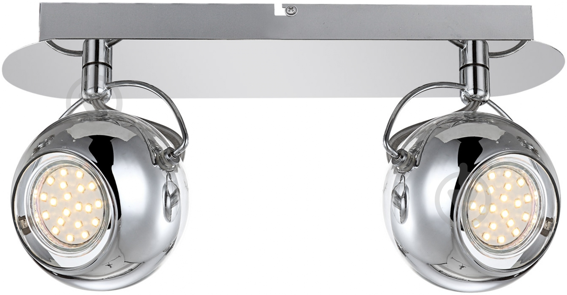 Спот Globo ARAMID LED 2x3,5 Вт GU10 хром 57880-2 - фото 1