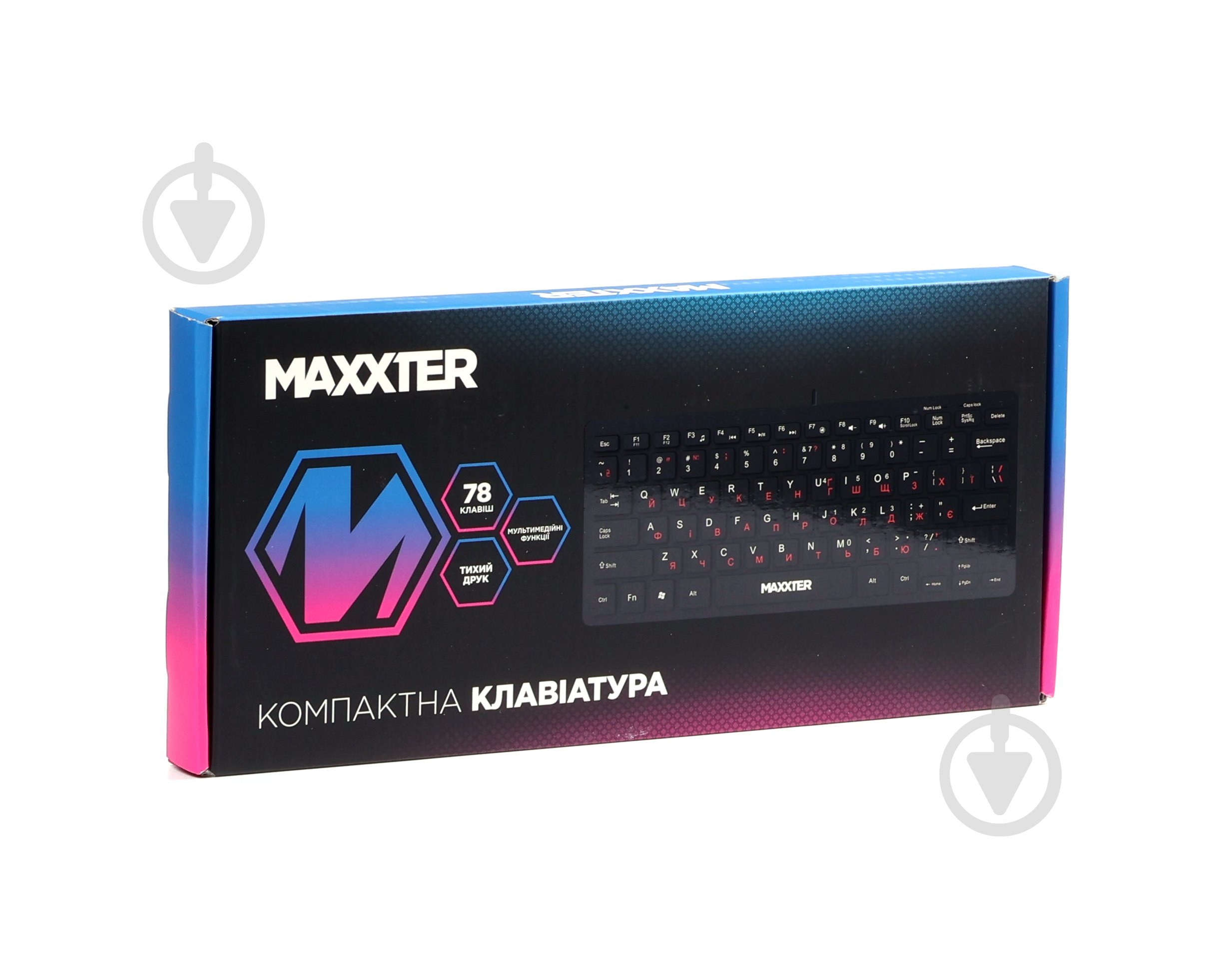 Клавіатура Maxxter (KBM-C01B-UA) вологозахищена black - фото 5