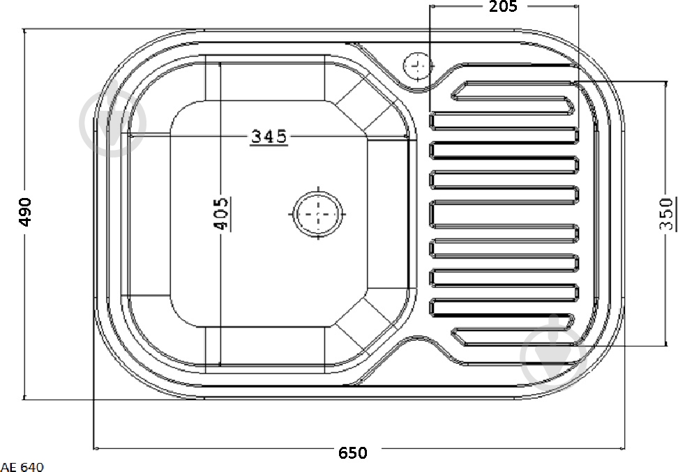 Мойка для кухни Interline AE 640 D - фото 2
