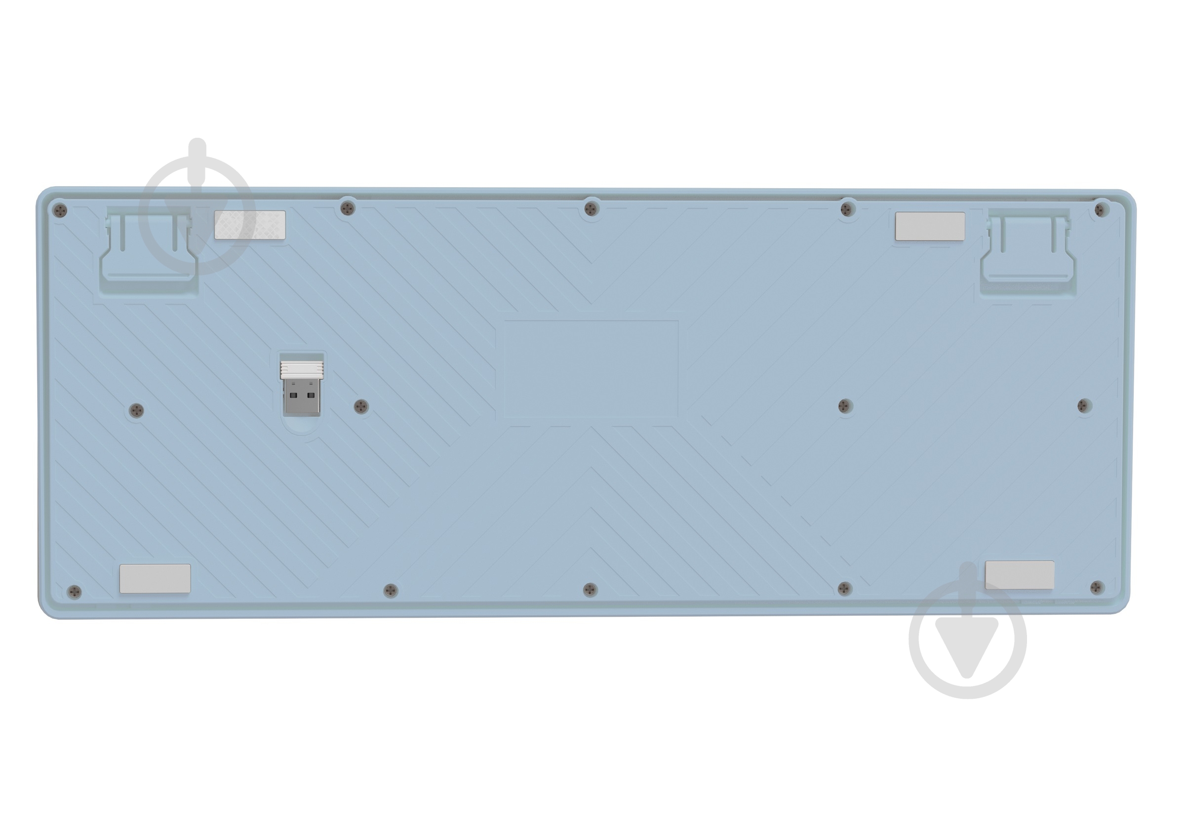 Клавіатура бездротова Maxxter (KBGW-3C01-UA) LED підсвічування white - фото 4
