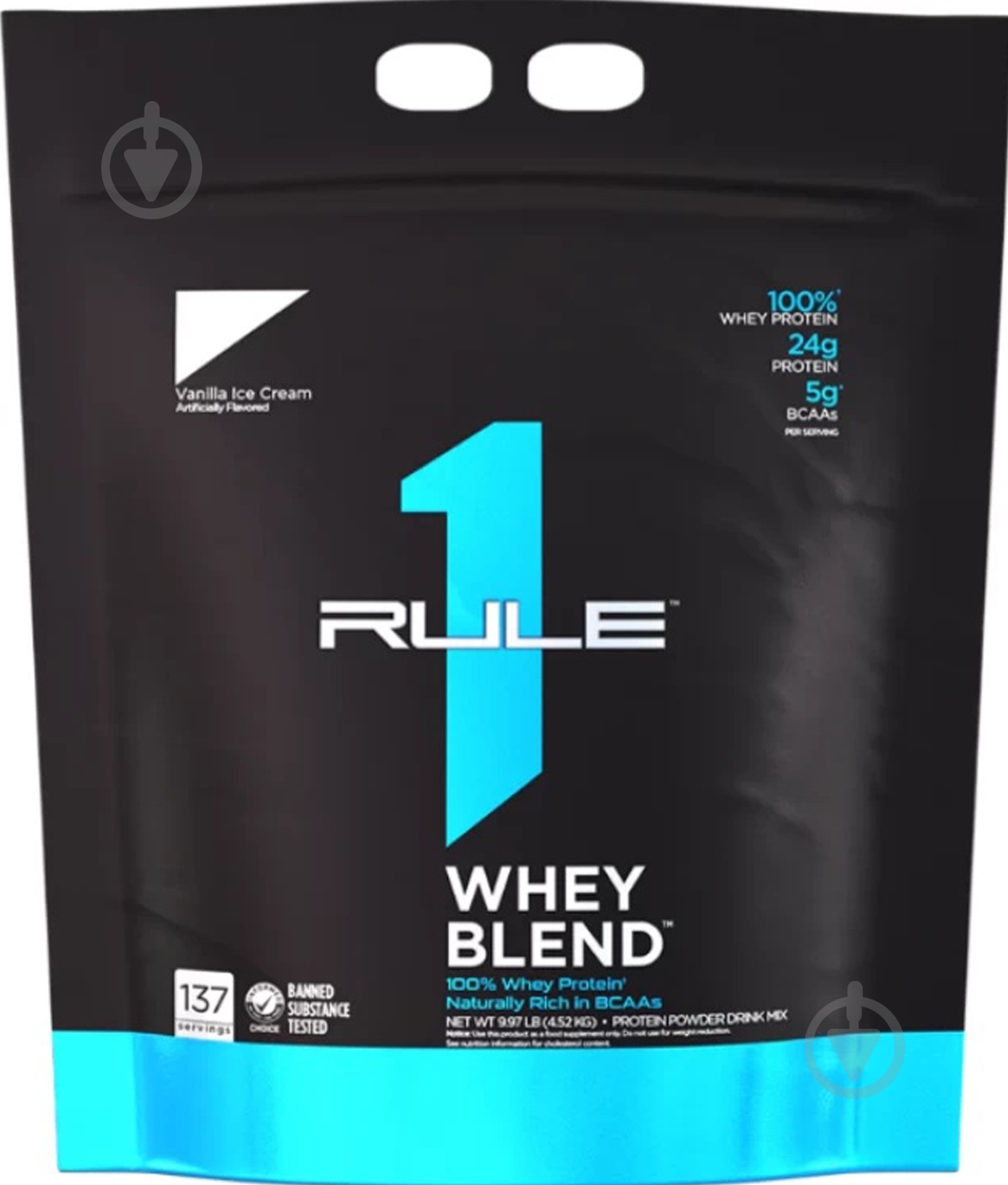 Протеин Rule 1 R1 Whey Blend ванільний крем 4,52 кг - фото 1