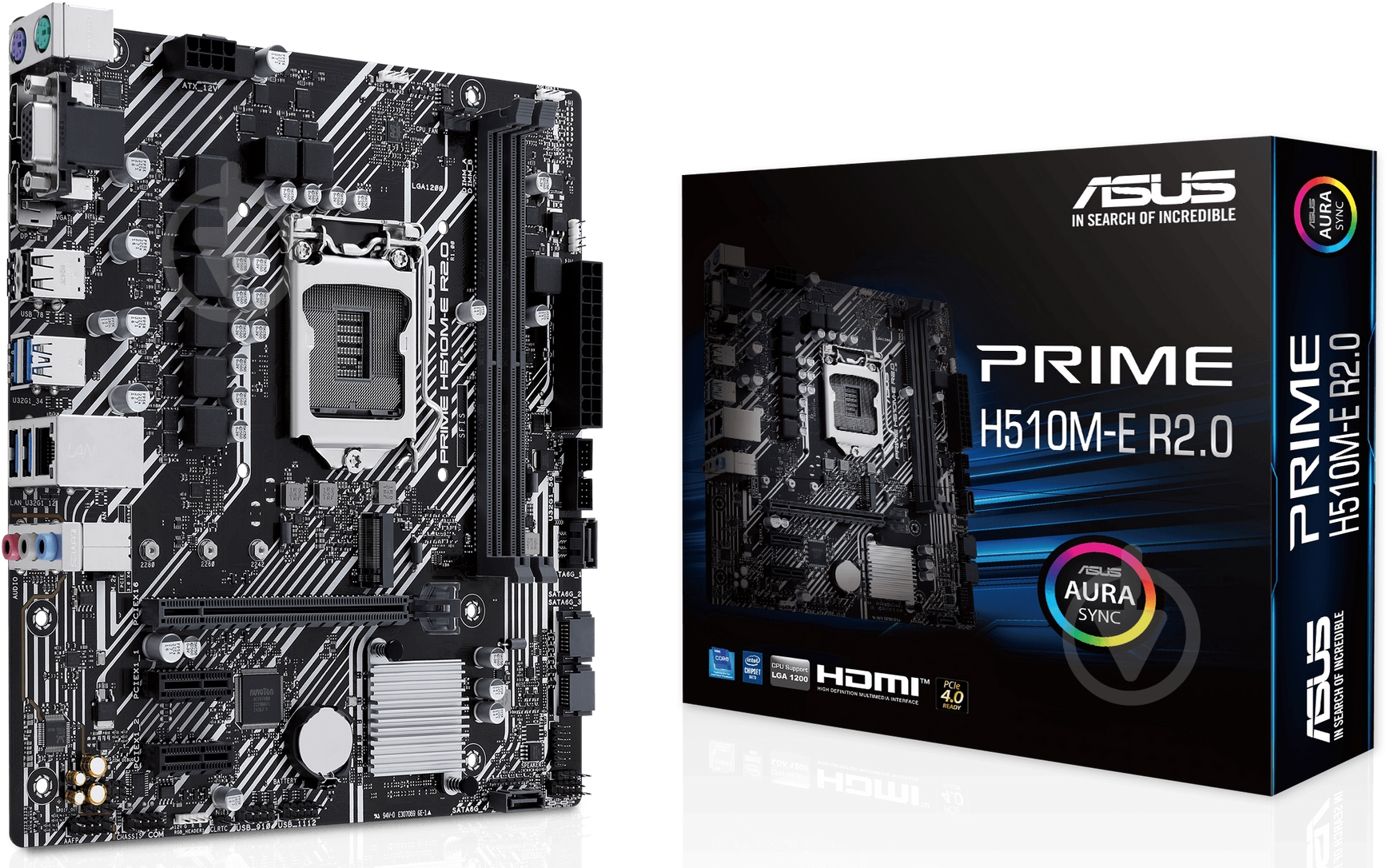 Материнская плата Asus PRIME H510M-E R2.0 (Socket 1200, Intel H510, micro ATX) - фото 6 Материнская плата Asus PRIME H510M-E R2.0 (Socket 1200, Intel H510, micro ATX) - фото 6