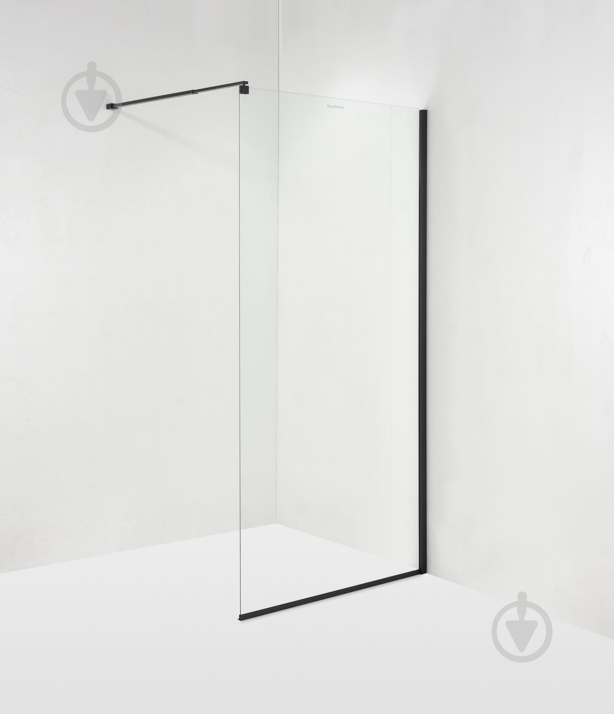 Боковая стенка AquaStream AS Walk-in 90 Black - фото 1
