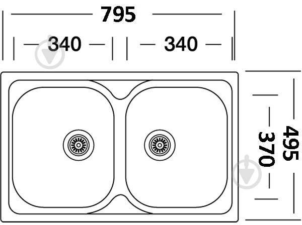 Мийка для кухні Interline AE 800 C D - фото 2