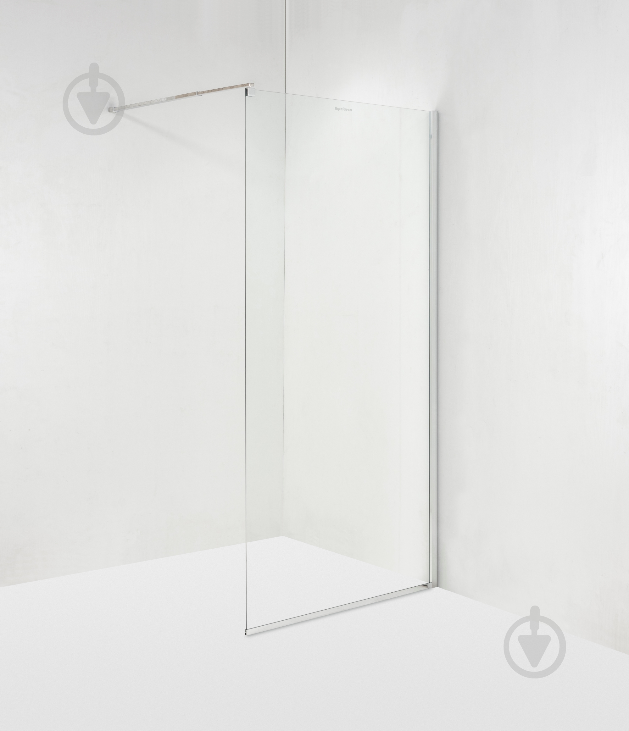Бічна стінка AquaStream AS Walk-in 100 Chrome - фото 1