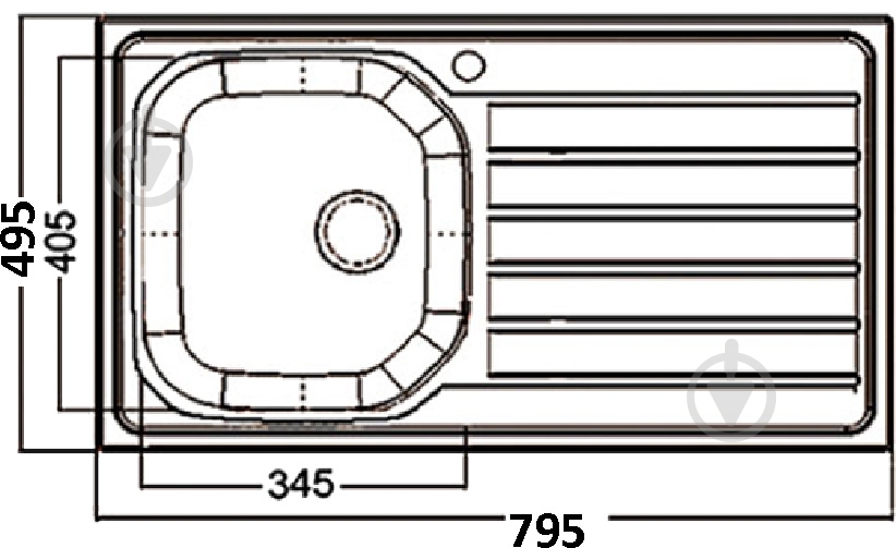 Мойка для кухни Interline AE 805 - фото 2