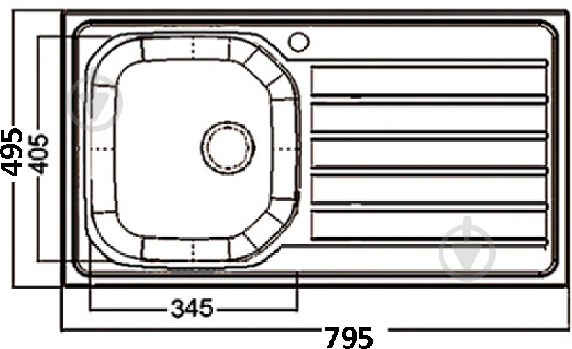 Мойка для кухни Interline AE 805 D - фото 2