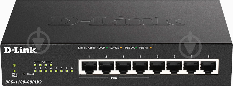 Коммутатор D-Link DGS-1100-08PLV2 - фото 1