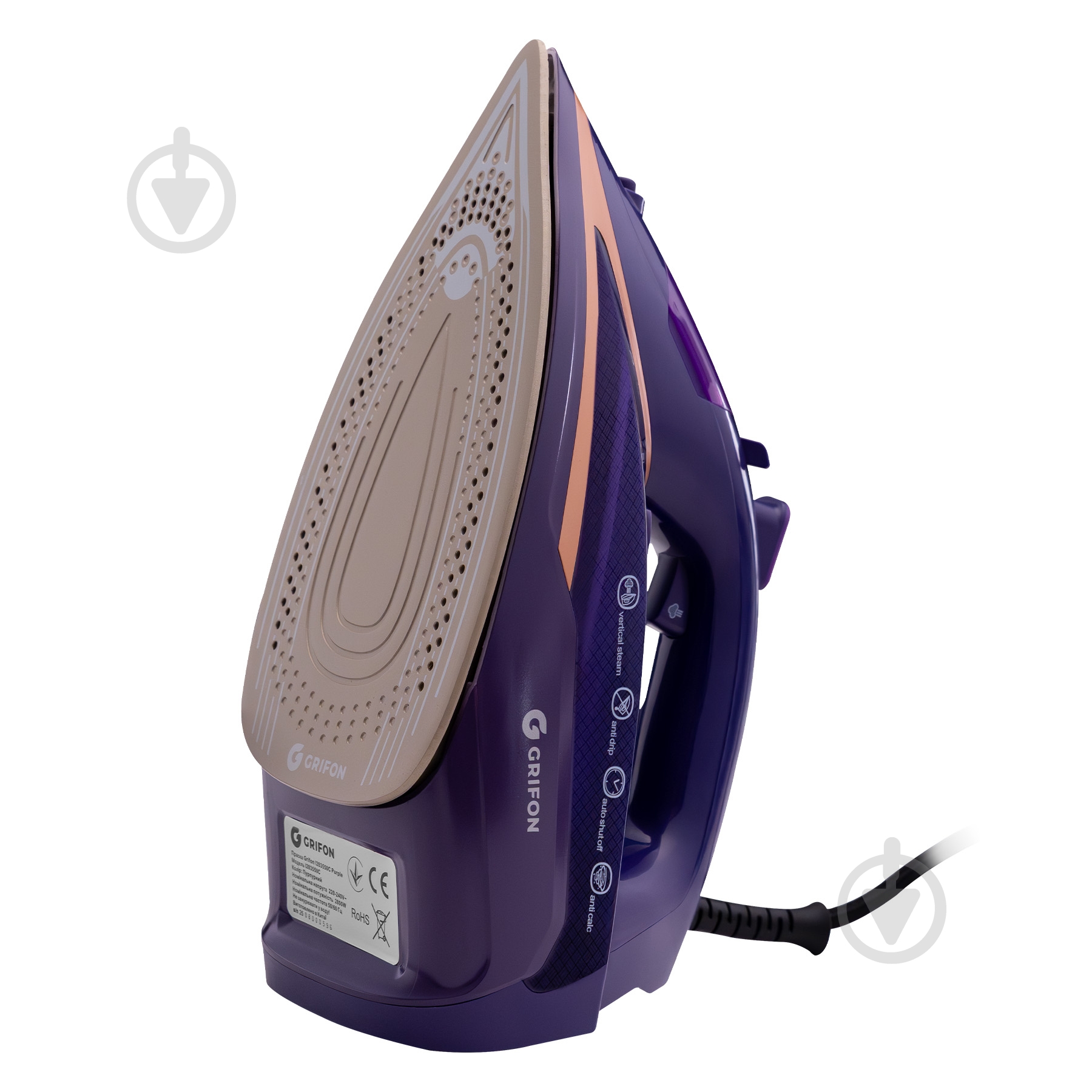 Утюг Grifon I283550C Purple - фото 3