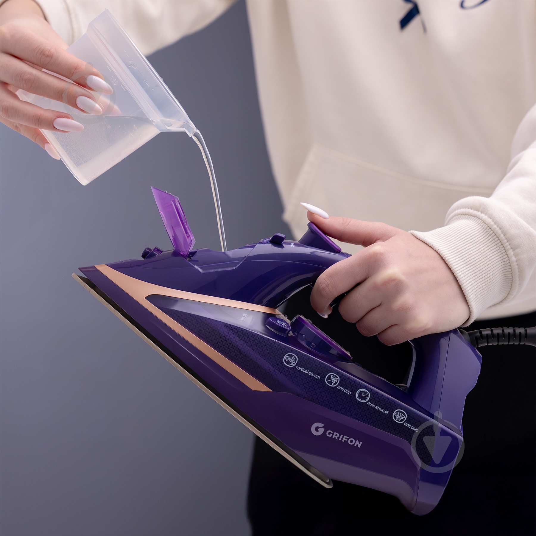 Утюг Grifon I283550C Purple - фото 5