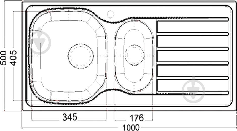 Мийка для кухні Interline AED 2015 - фото 2