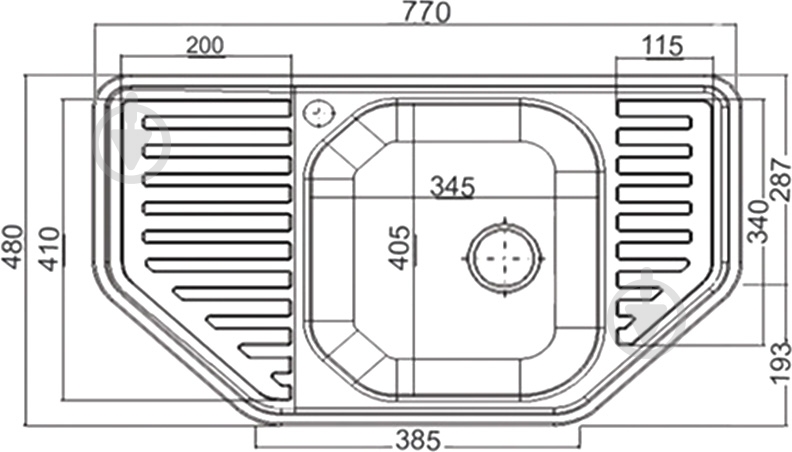 Мийка для кухні Interline AEK 770 - фото 2