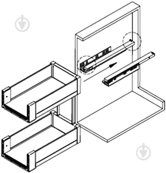 Карго Vibo 450 мм Essence (EGTGM45B2EVC) 46190 білий - фото 4