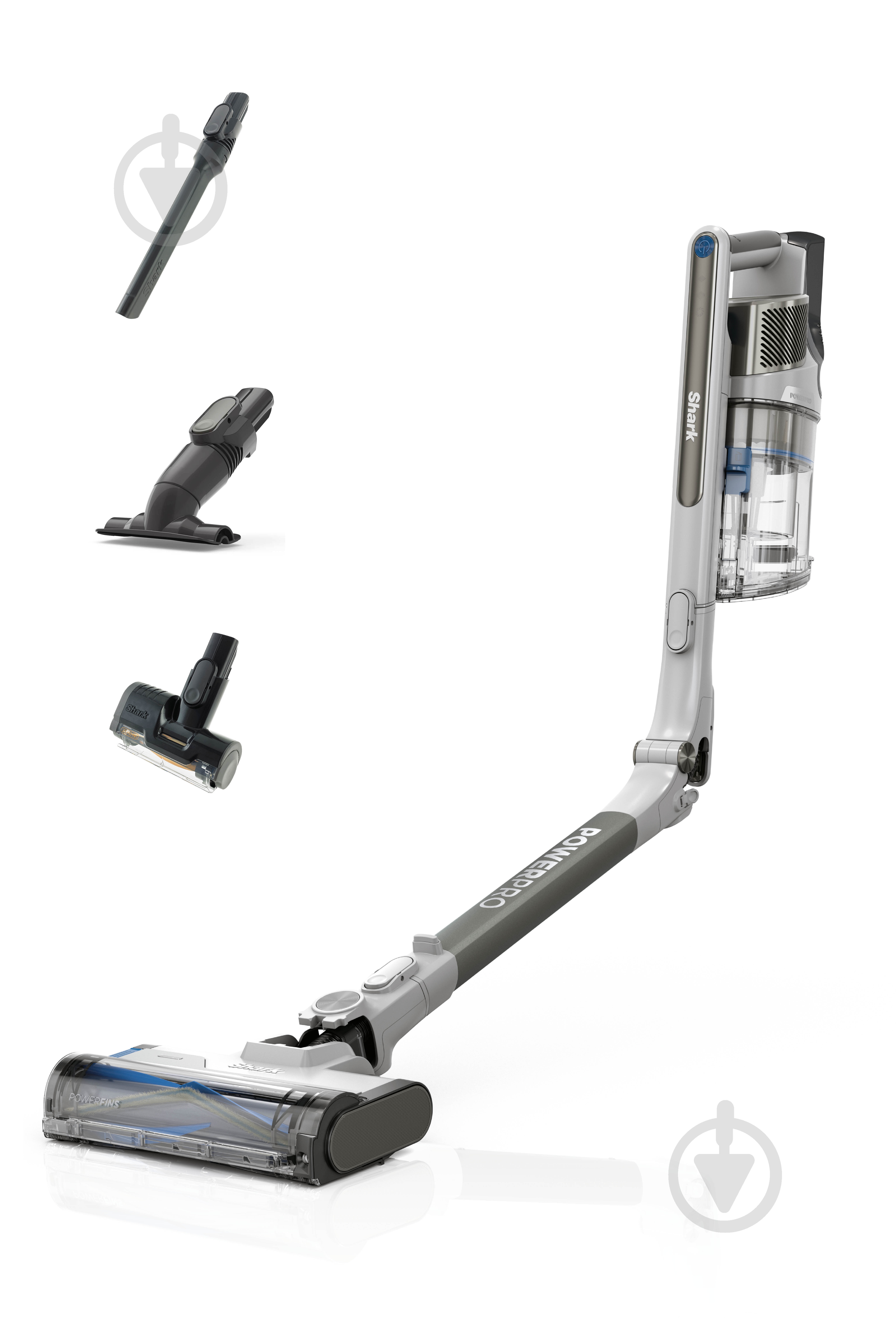 Пылесос аккумуляторный Shark PowerPro IZ380EUT silver - фото 3 Пылесос аккумуляторный Shark PowerPro IZ380EUT silver - фото 3