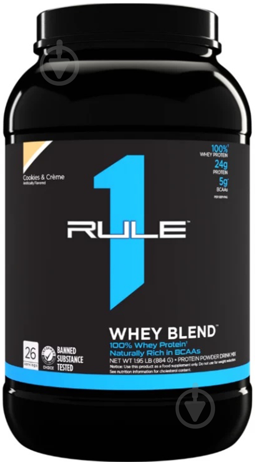 Протеин Rule 1 R1 Whey Blend печиво з кремом 884 г - фото 1