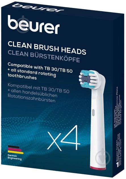 Насадки для електричної зубної щітки TB 30/50 Clean 4 шт - фото 3