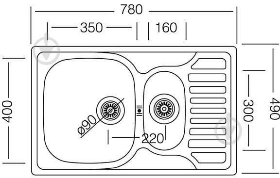 Мийка для кухні Interline EC 174 - фото 2