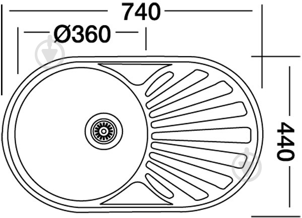 Мойка для кухни Interline ECD 165 - фото 2
