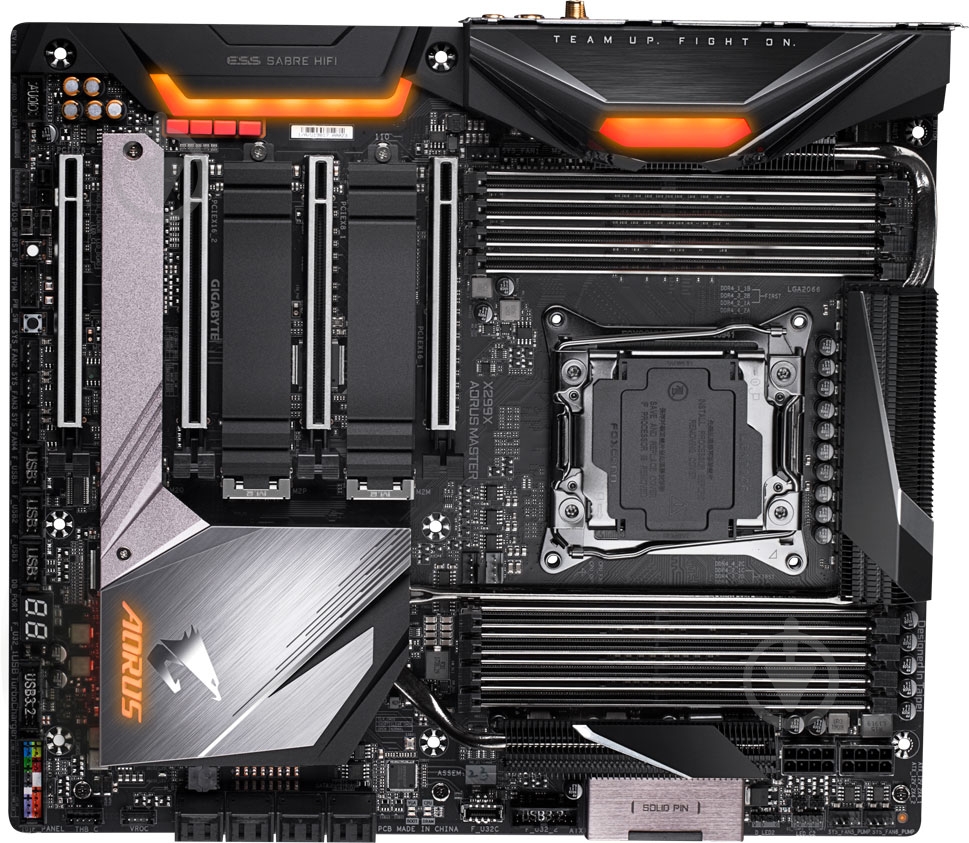 Материнська плата Gigabyte X299X AORUS MASTER (Socket 2066, Intel X299, E-ATX) - фото 3