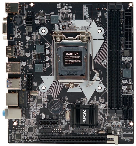 Материнська плата AFOX IH81-MA2 (Socket 1150, Intel H81, micro ATX) - фото 1