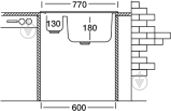Мойка для кухни Interline EXD 171 - фото 3