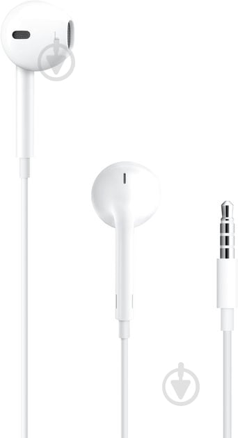 Навушники Apple with Mic 3.5mm white (MWU53ZM/A) - фото 1