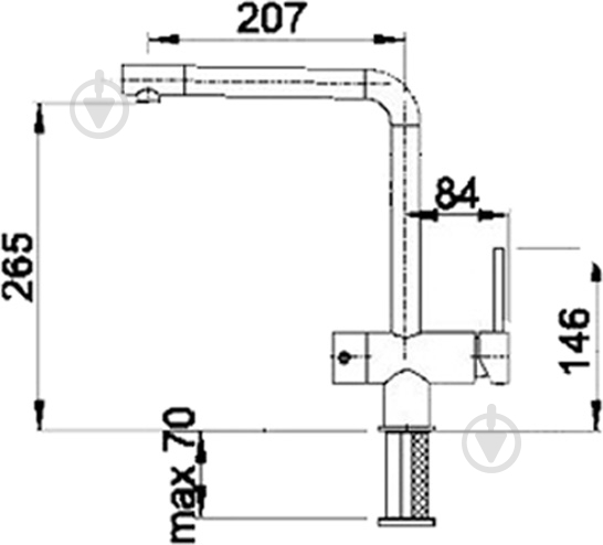 Змішувач для кухні Interline Mix cromato - фото 2