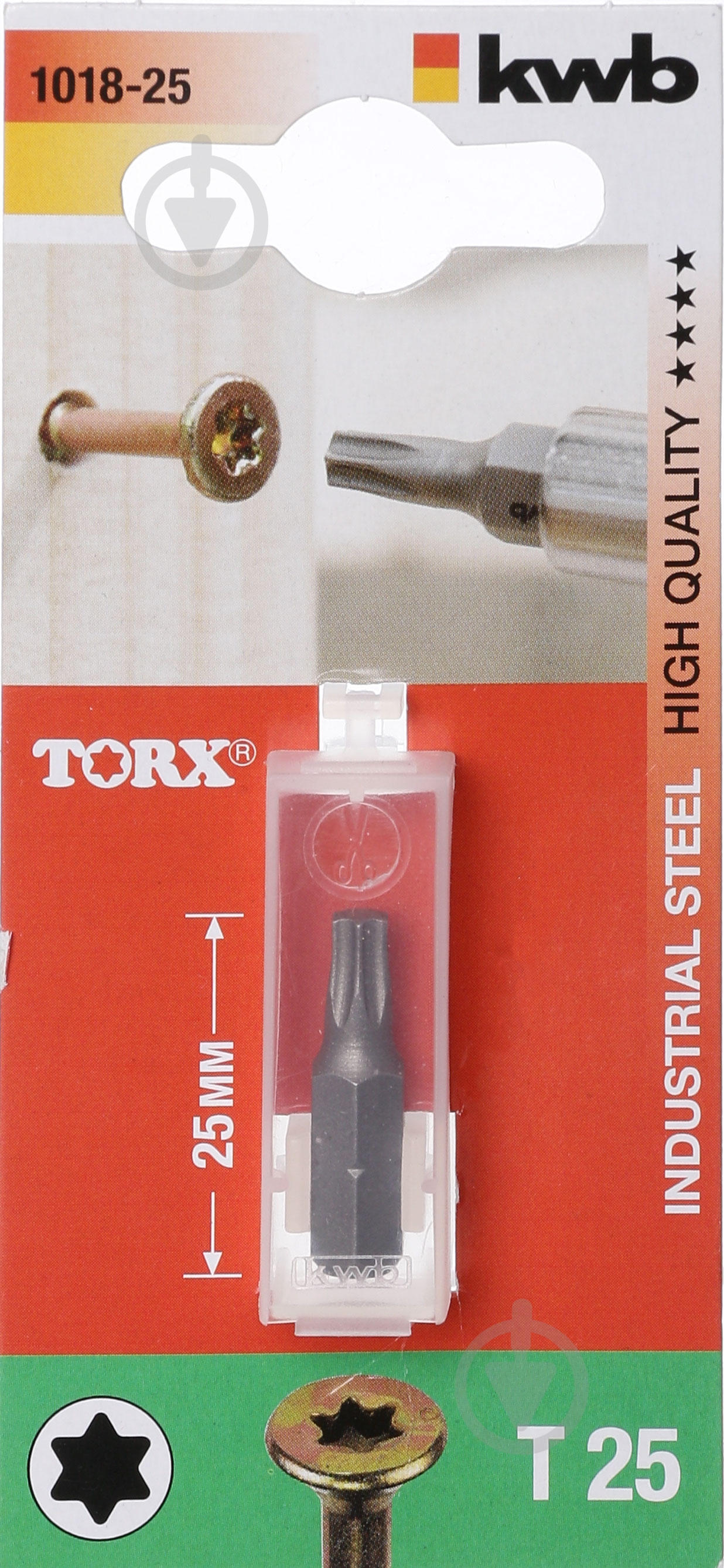 Бита KWB Torx 25/25мм 1/4 1 шт. 101825 - фото 2