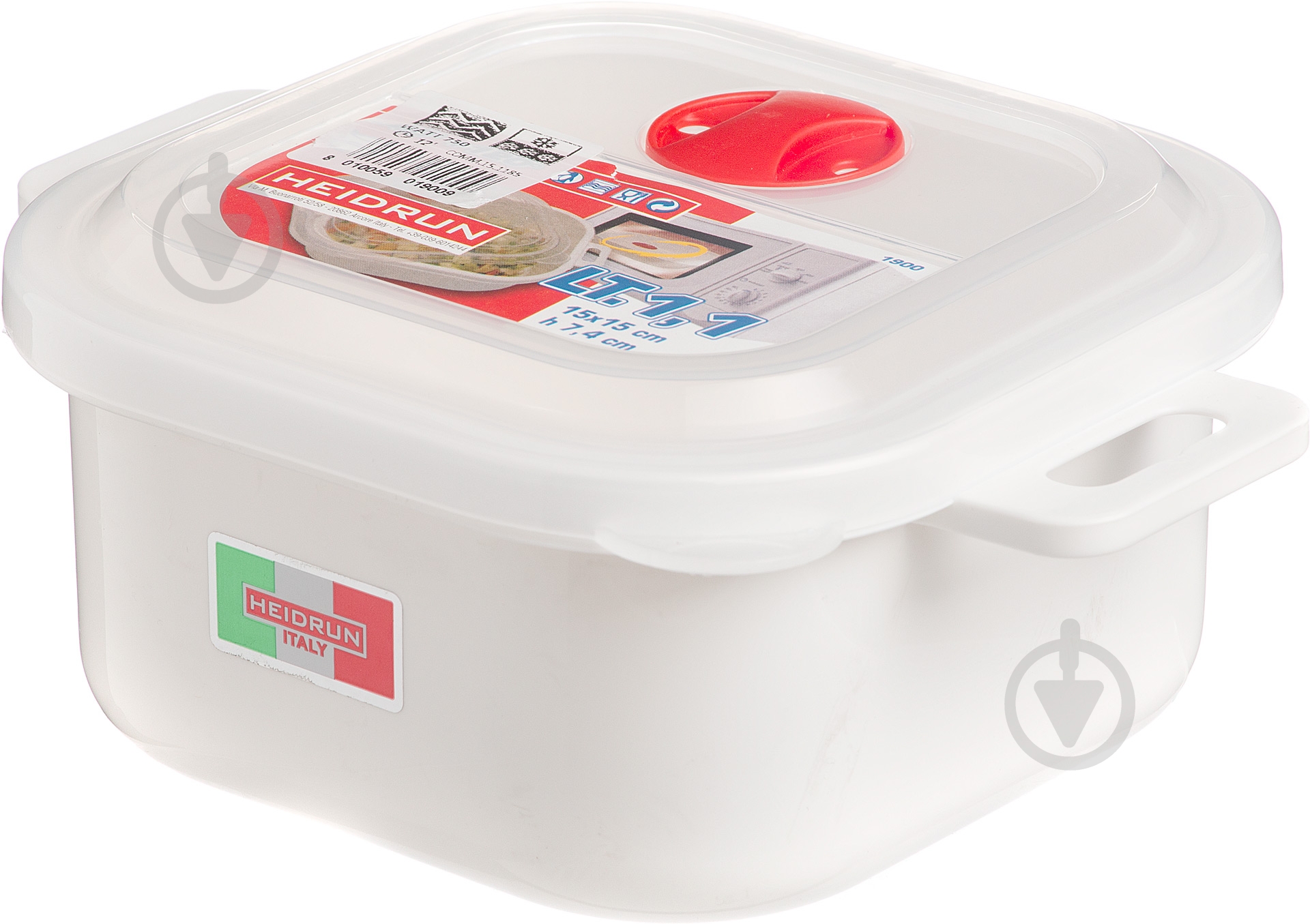 Емкость для микроволновой печи Heidrun 1,1 л 1900 - фото 1