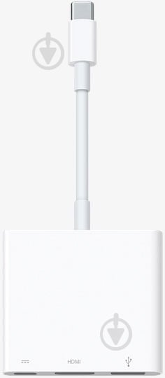 Адаптер Apple USB-C Digital AV Multiport Adapter white (MW5M3ZM/A) - фото 1 Адаптер Apple USB-C Digital AV Multiport Adapter white (MW5M3ZM/A) - фото 1