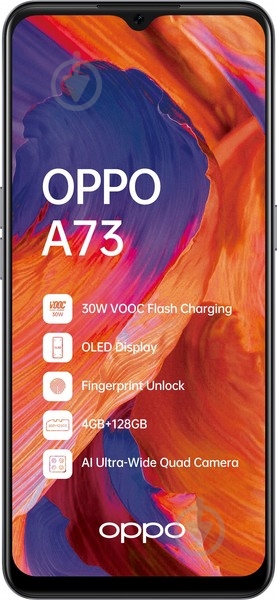 Смартфон OPPO A73 4/128GB blue (CPH2095) - фото 2