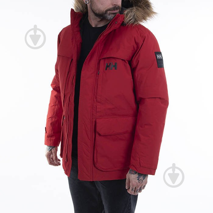 Куртка мужская зимняя Helly Hansen NORDSJO PARKA 53488-162 р.S красная - фото 1
