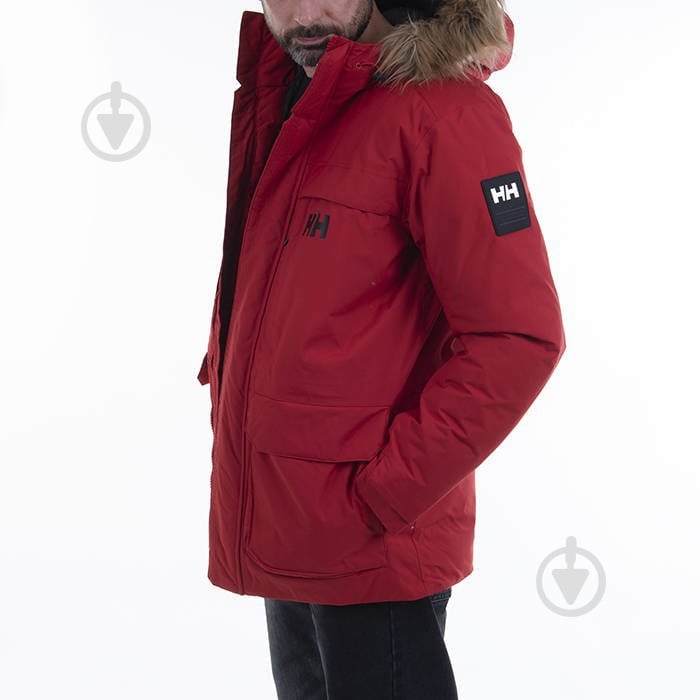 Куртка мужская зимняя Helly Hansen NORDSJO PARKA 53488-162 р.S красная - фото 4