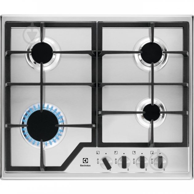 Варочная поверхность газовая Electrolux GPE263MX Slim 60 см - фото 1