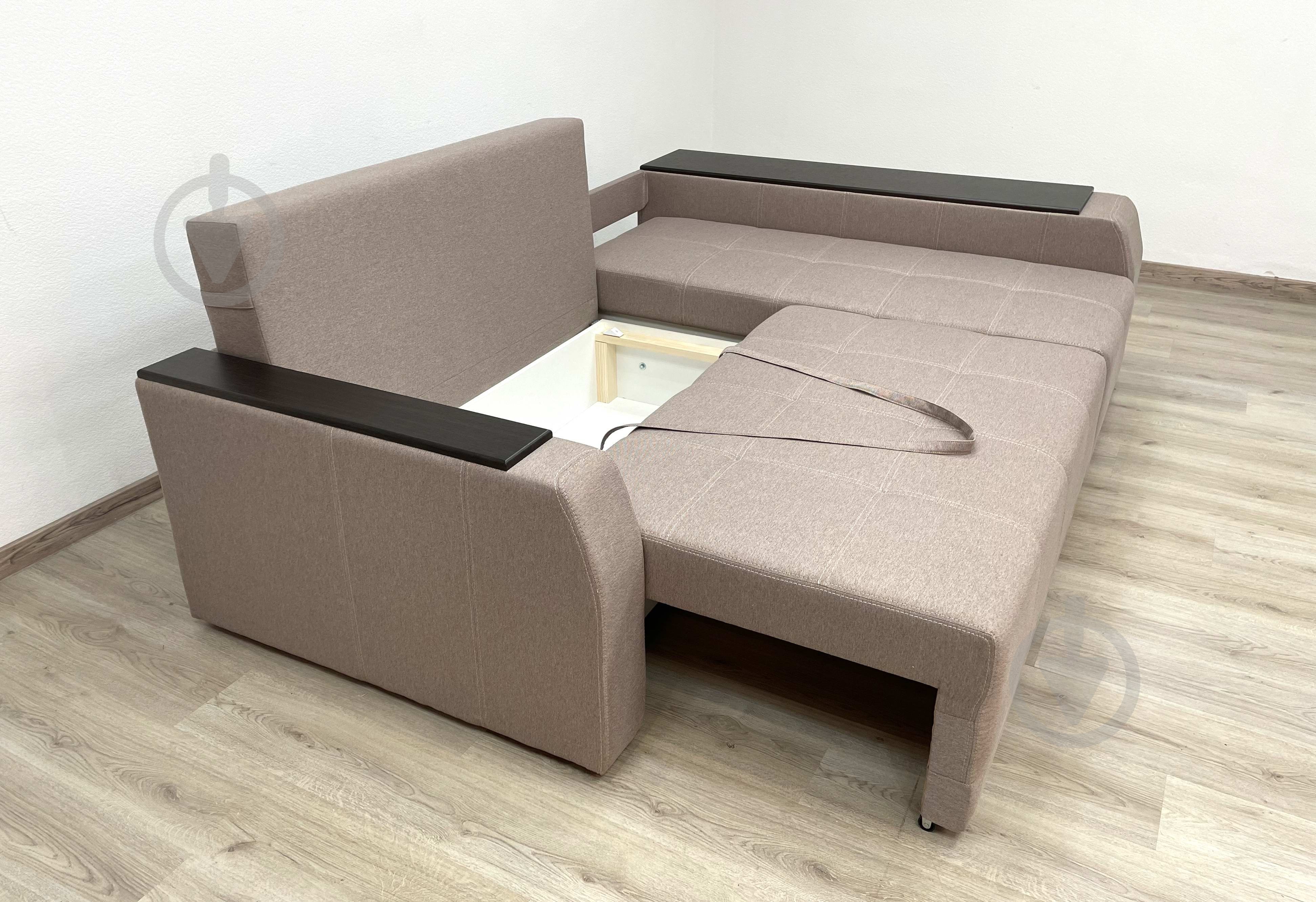 УЦЕНКА! Диван Элегант ЭпиСофт ДИЖОН правый капучино 2400x1660x900 мм (УЦ №2894) - фото 4