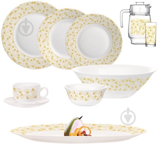 Сервиз столовый Luminarc 46 предметов (Q5452) - фото 1 Сервиз столовый Luminarc 46 предметов (Q5452) - фото 1