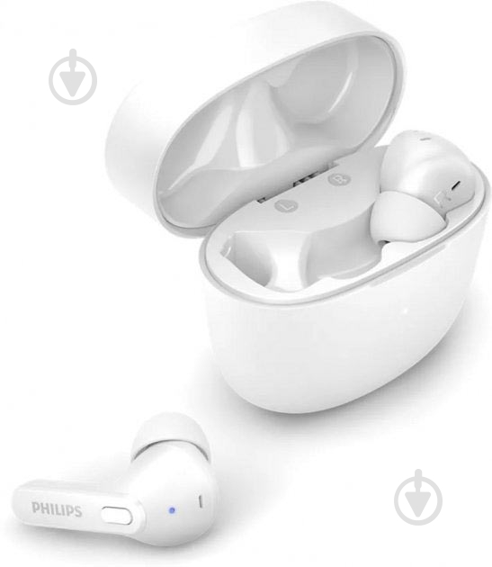 Наушники Philips True Wireless IPX4 white (TAT2206WT/00) - фото 2 Наушники Philips True Wireless IPX4 white (TAT2206WT/00) - фото 2
