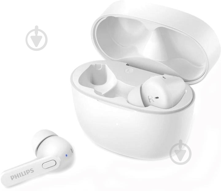 Наушники Philips True Wireless IPX4 white (TAT2206WT/00) - фото 1 Наушники Philips True Wireless IPX4 white (TAT2206WT/00) - фото 1