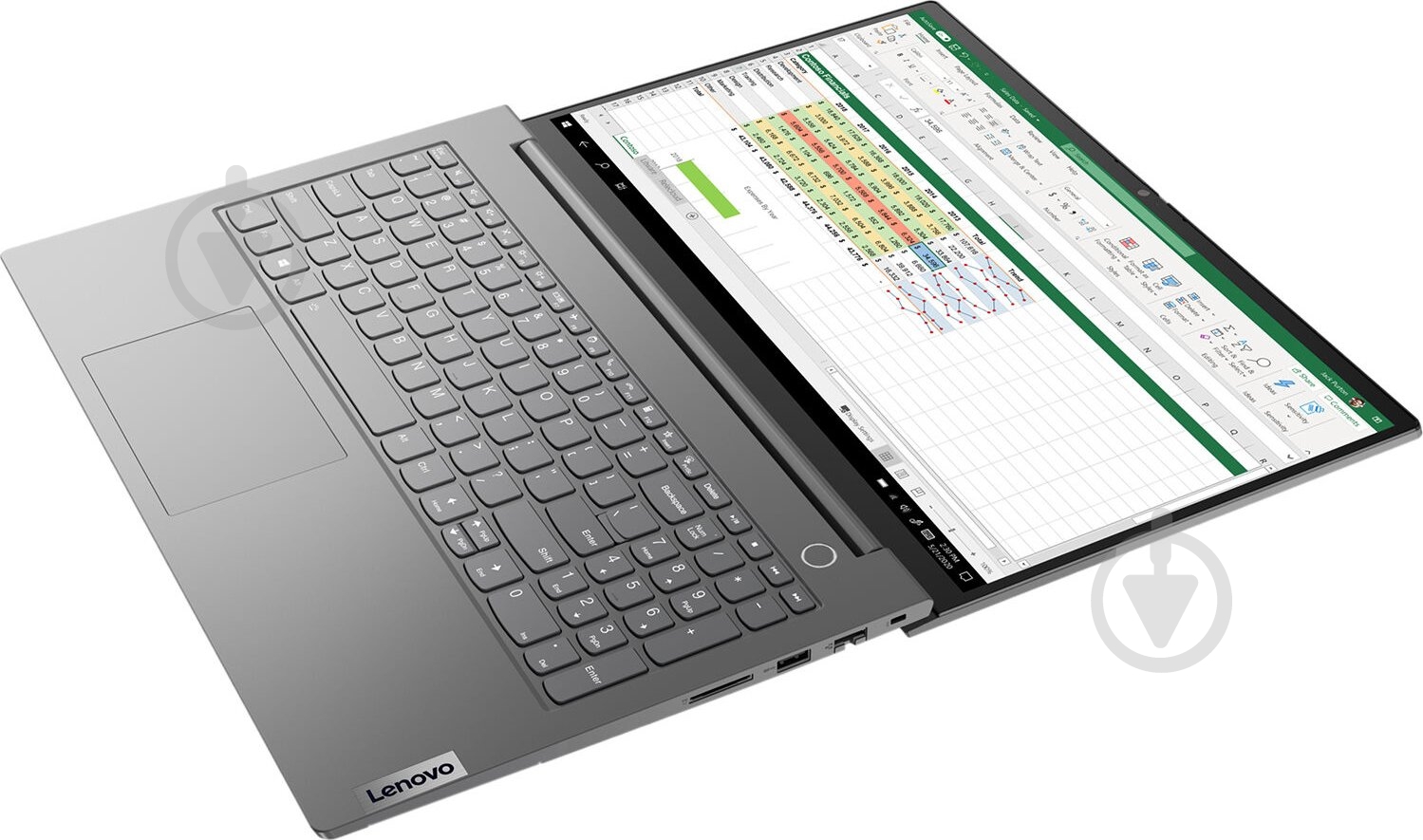 Ноутбук Lenovo ThinkBook 15 15,6 (20VE00FJRA) silver - фото 15