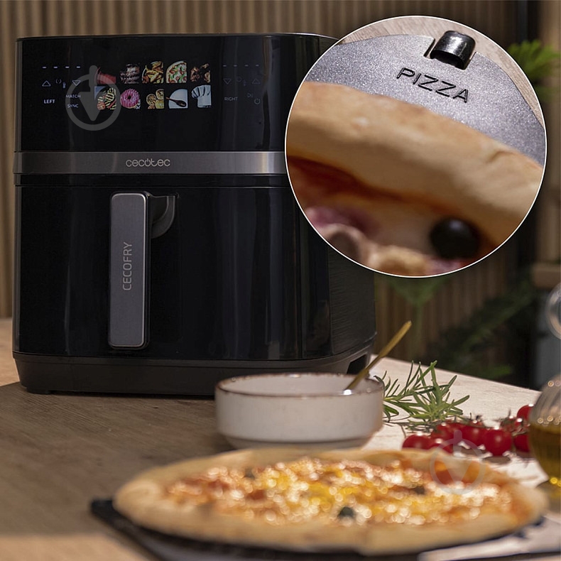 Мультипечь CECOTEC Cecofry&Grill Duoheat 8000 - фото 8