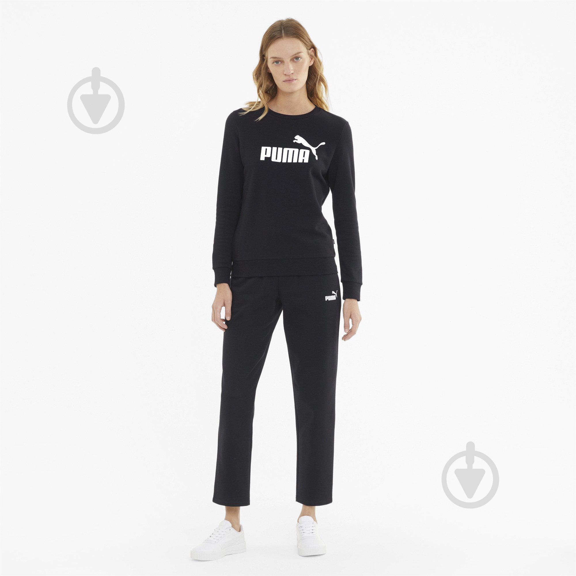 Брюки Puma ESS SWEATPANTS FL OP 58684401 р. S черный - фото 5