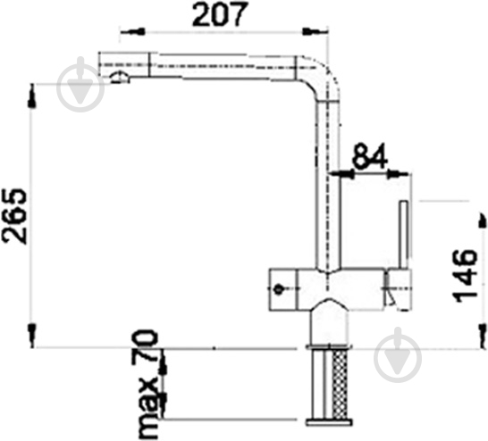 Смеситель для кухни Interline Mix terra - фото 2