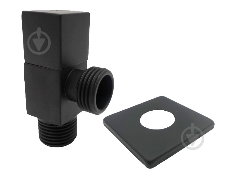 Кран угловой ASCO 1/2"х1/2" для сантехприборов Matte Black AS-AV-009 - фото 1 Кран угловой ASCO 1/2"х1/2" для сантехприборов Matte Black AS-AV-009 - фото 1