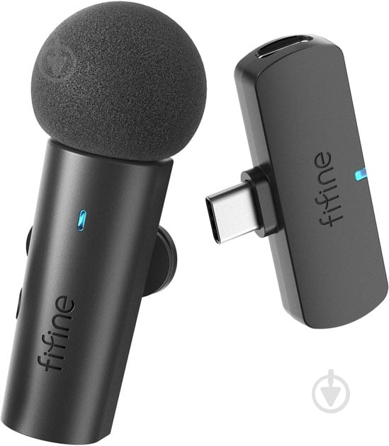 Микрофон FIFINE бездротовий петличний (M6) - фото 1 Микрофон FIFINE бездротовий петличний (M6) - фото 1