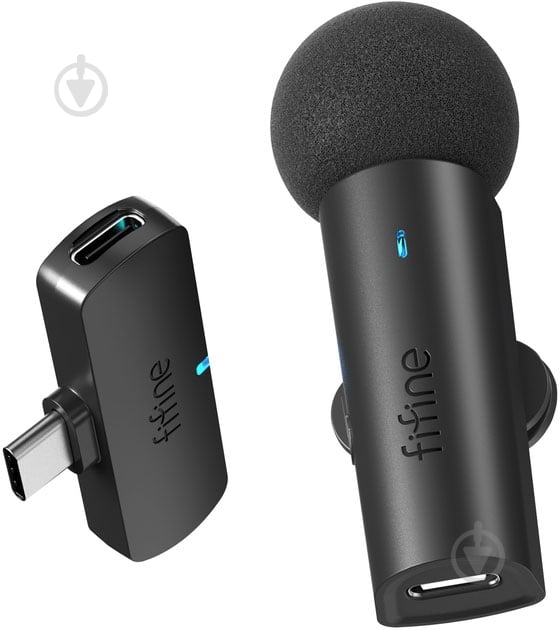Микрофон FIFINE бездротовий петличний (M6) - фото 2 Микрофон FIFINE бездротовий петличний (M6) - фото 2